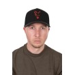 Καπέλο Trucker Fox Collection Μαύρο/Πορτοκαλί