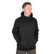Jachetă Soft Shell Fox Collection neagră și portocalie