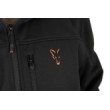 Jachetă Soft Shell Fox Collection neagră și portocalie