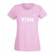 T-shirt FISH - female, pink