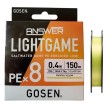 Gosen Answer Light Game PE X8 Fibră tricotată