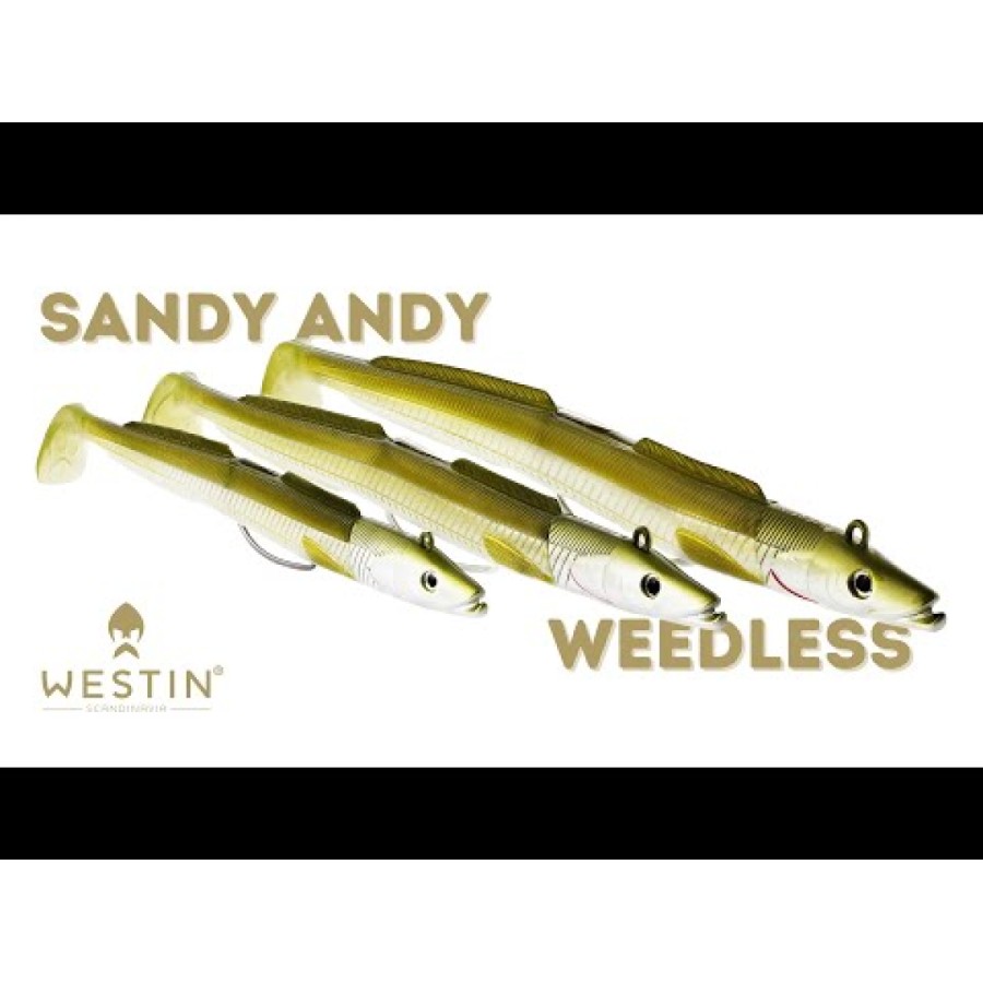 Cârlige Westin Sandy Andy Weedless Jig Cârlig cu Gap Larg