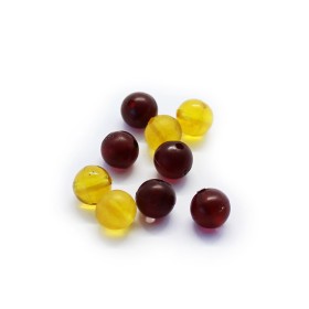 Soft beads, assort. colours