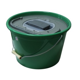 Găleată pentru momeală vie 25 litri rotundă + pompă