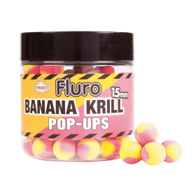 Плуващи топчета DB Boilie Pop Ups Two Tone - Bananas & Krill