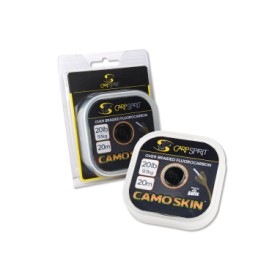 Fluorocarbon cu împletitură Carp Spirit Camo Skin