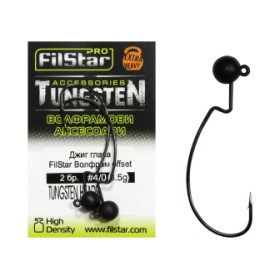 Κεφαλή μολύβδου FilStar Offset Tungsten Jig Head