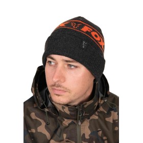 Шапка Fox Collection Beanie Hat - Black & Orange