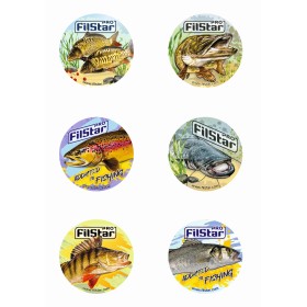 Риболовен стикер FilStar - кръгъл